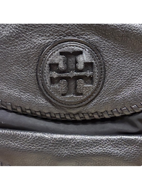 Tory Burch Marion Black Nylon Whipstitch Messenger/Diaper Bag - Picture 7 of 8